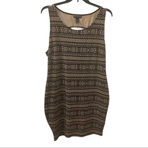 Forever 21 Tribal Print Bodycon Dress - 3X